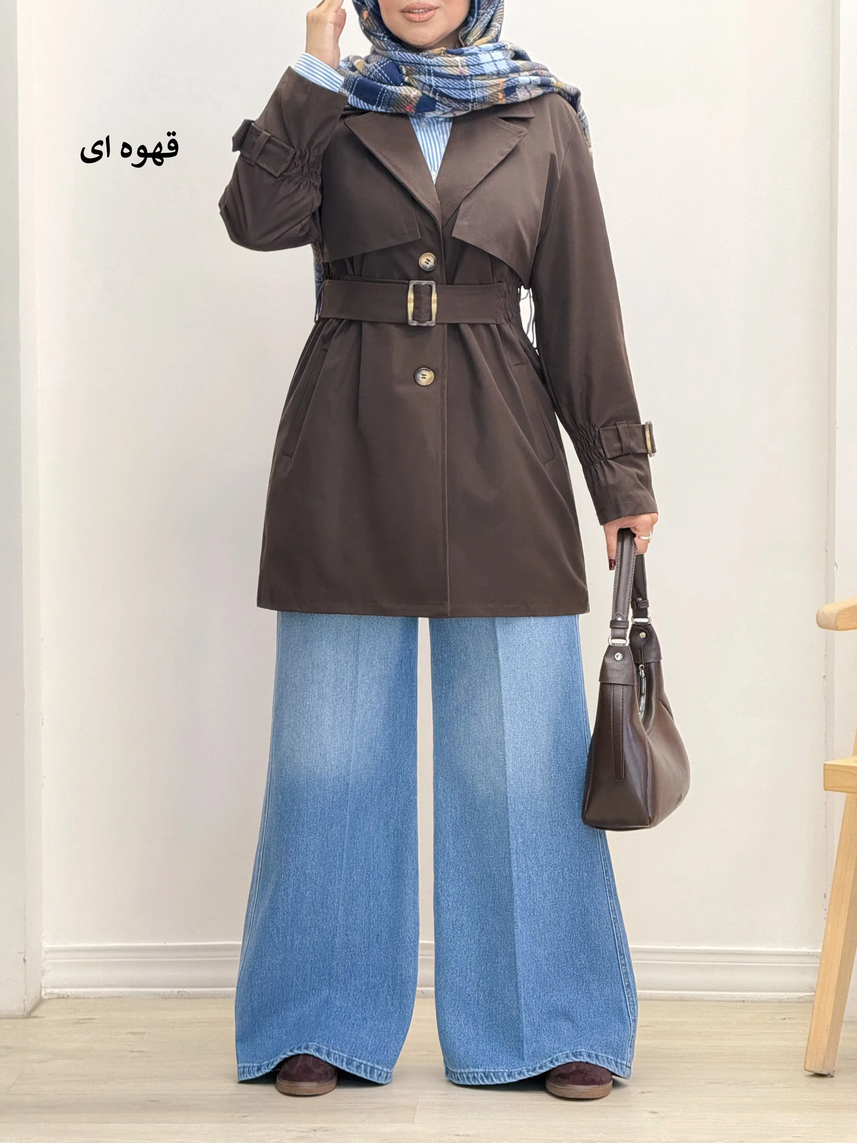 7327-بارونی آستر دار شیکان